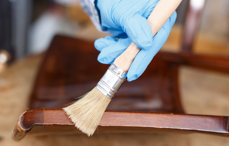 Close-up of Spray Finish